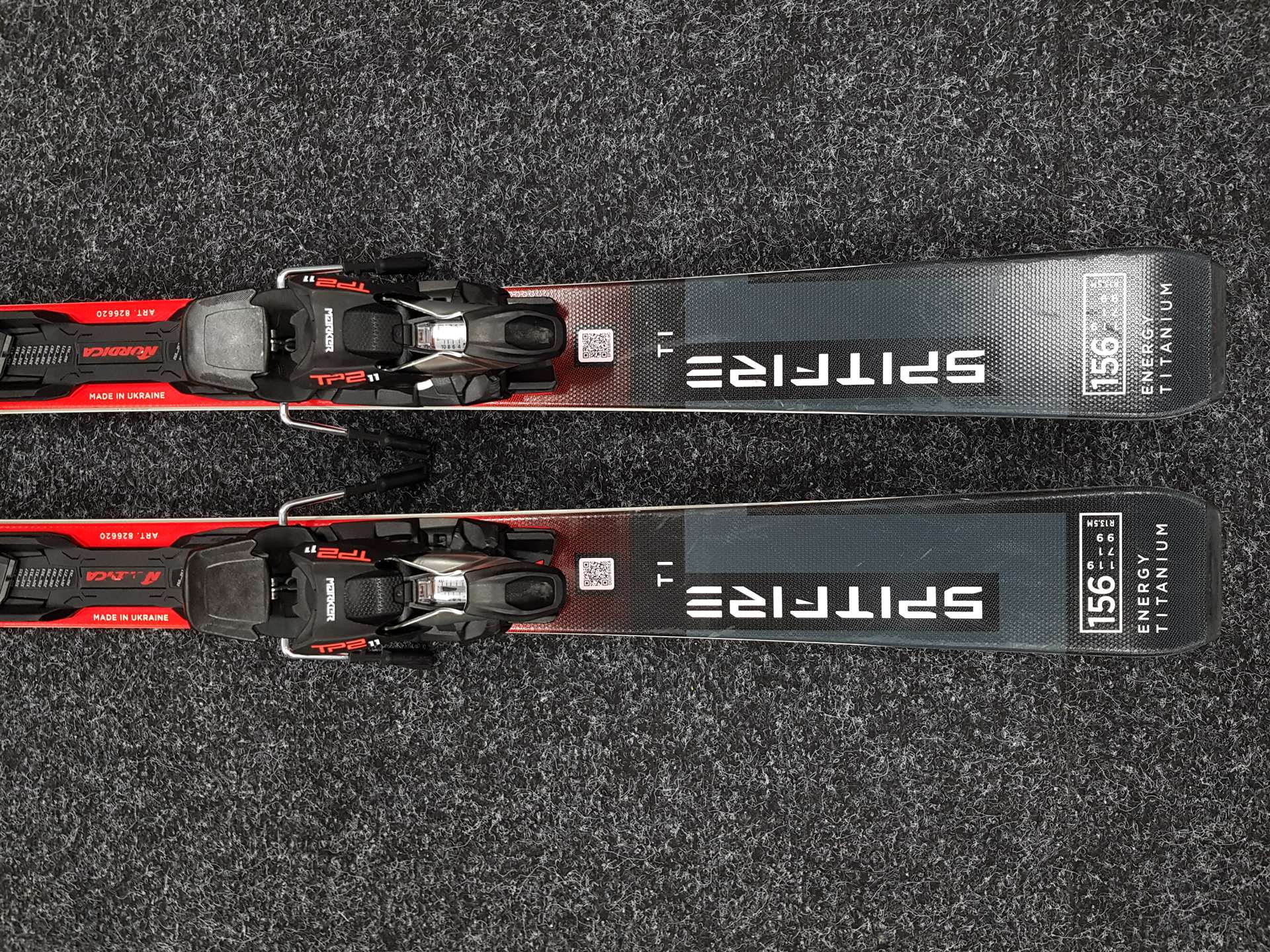 Gebrauchte Ski NORDICA Spitfire TI + Bindungen Marker TP2 11