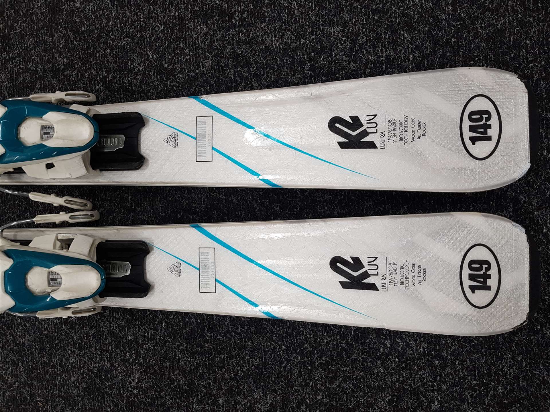 Esquís K2 Luv Rx usados