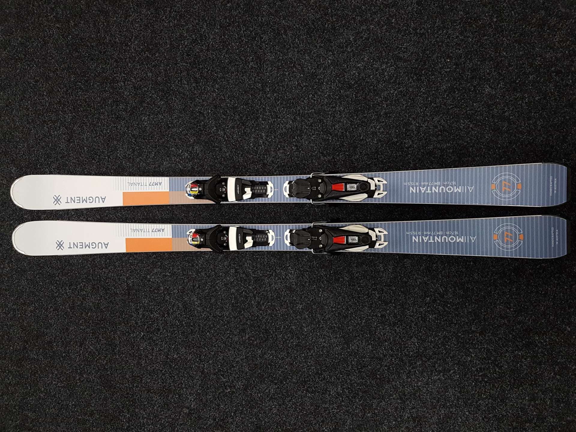 Skis d'occasion AUGMENT All Mountain 77 Titanal + fixations Look NX 12.0