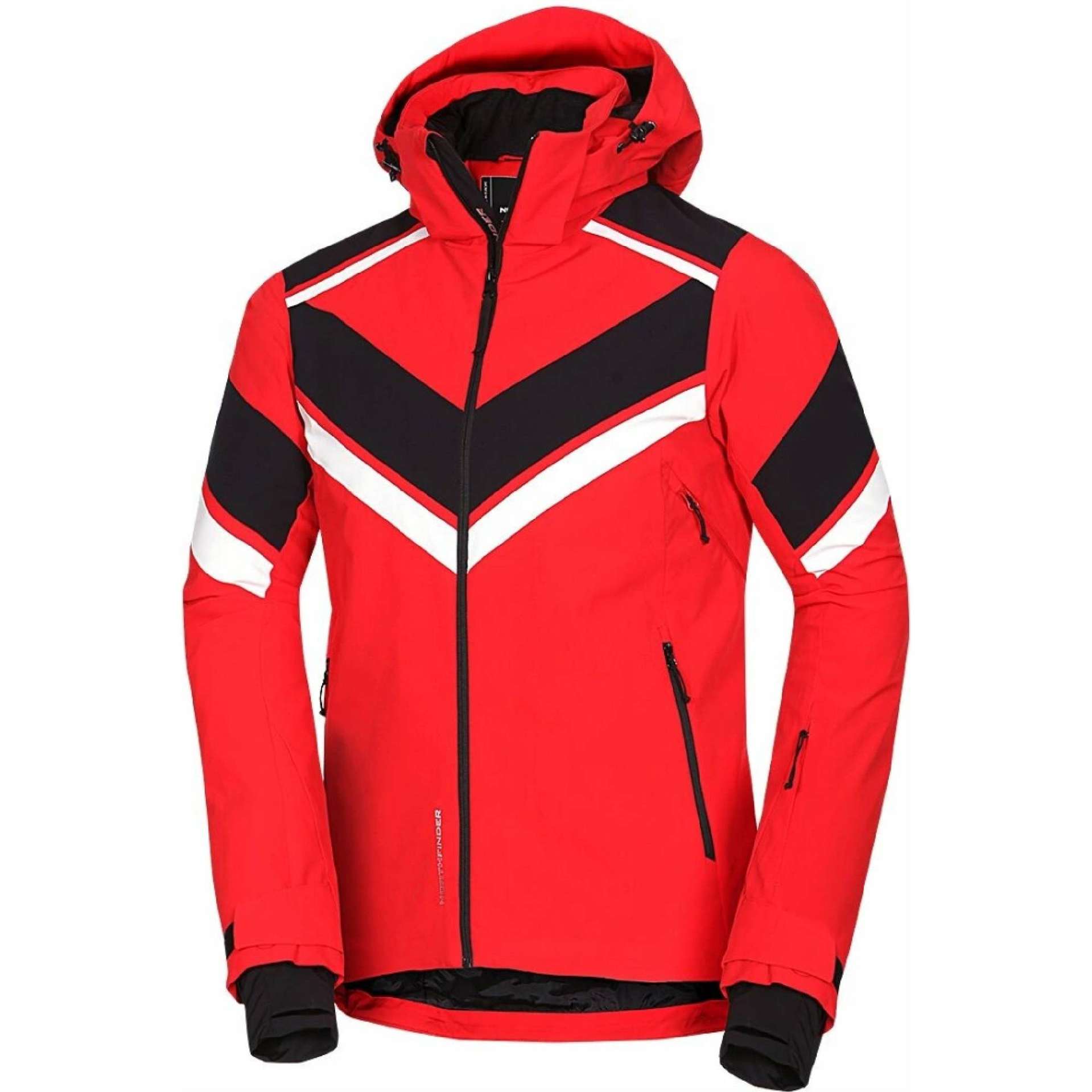 Pánska lyžiarska trendy bunda Northfinder HARDY redblack