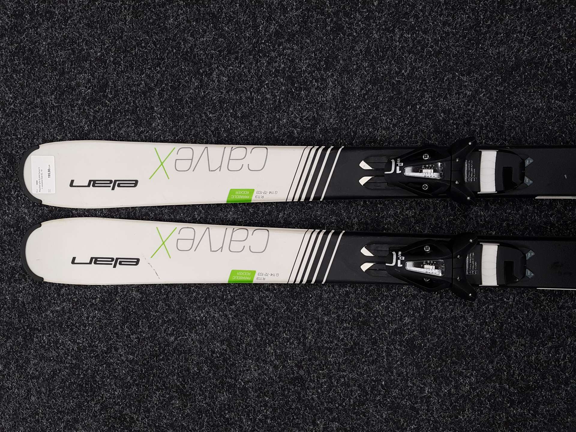 Esquís ELAN Carve X usados + fijaciones Elan EL 10