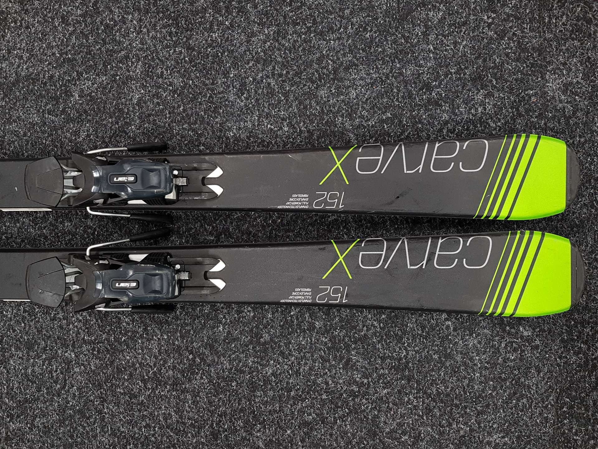 Esquís ELAN Carve X usados + fijaciones Elan EL 10