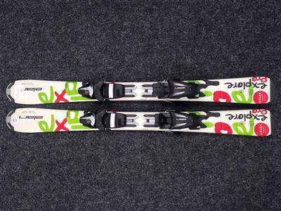 Esquís infantiles usados ELAN Explore pro + fijaciones Elan 4.5