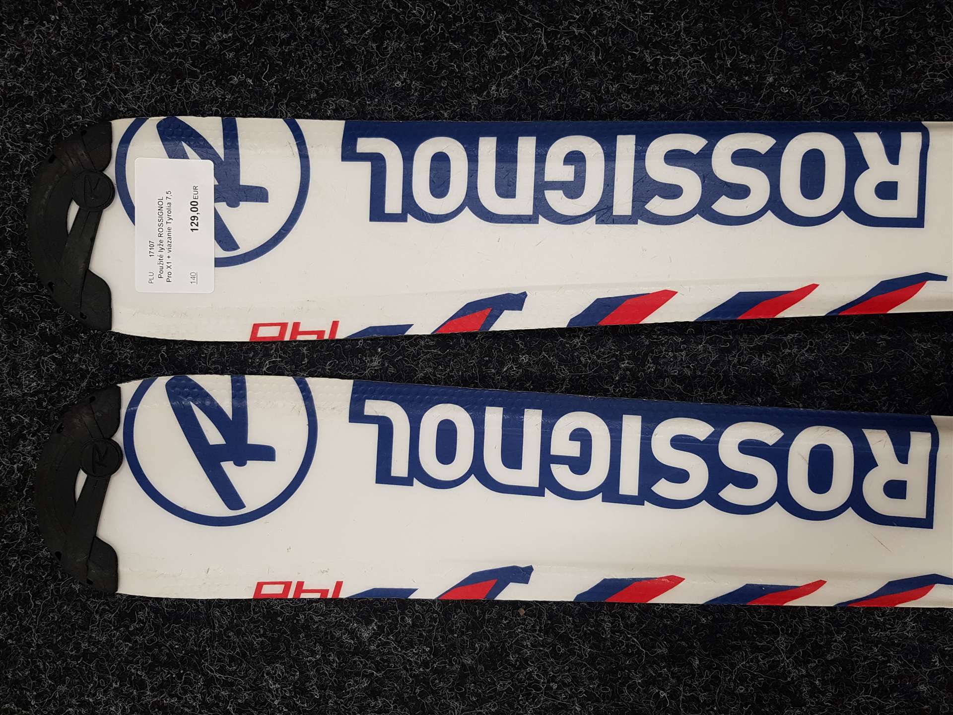 Použité lyže ROSSIGNOL Pro X1 + viazanie Tyrolia 7,5