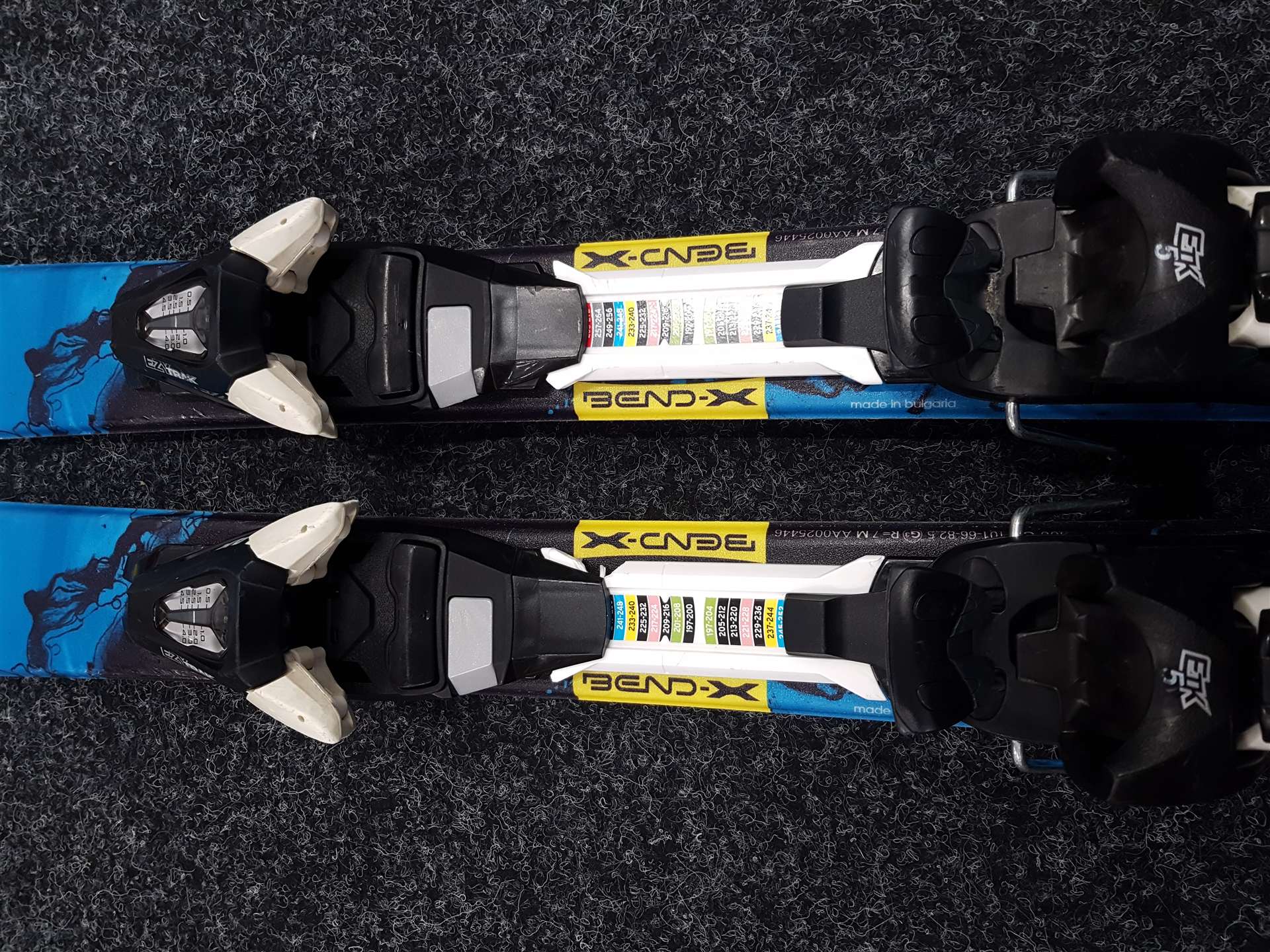 Gebrauchte ATOMIC Vantage Junior Kinderski + Ezytrak 4.5 Bindungen