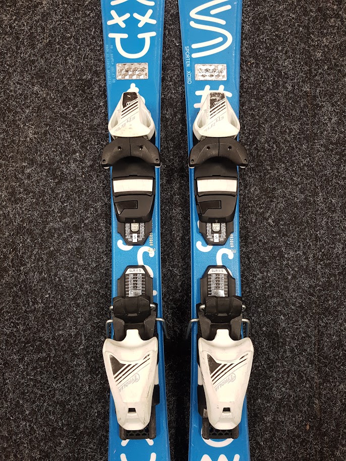 Použité detské lyže SPORTEN XOXO + viazanie Tyrolia 4,5