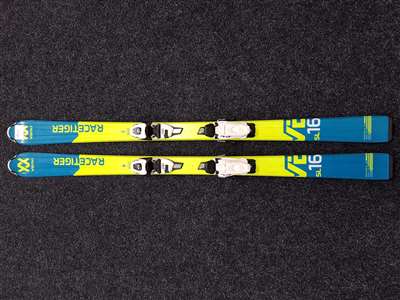 Použité lyže VOLKL Racetiger SL 16 + vázání Marker 7.0