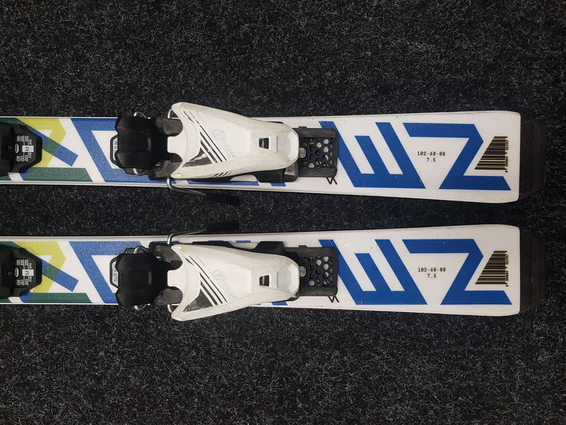 Použité detské lyže SPORTEN Street 110 + viazanie Tyrolia 4.5