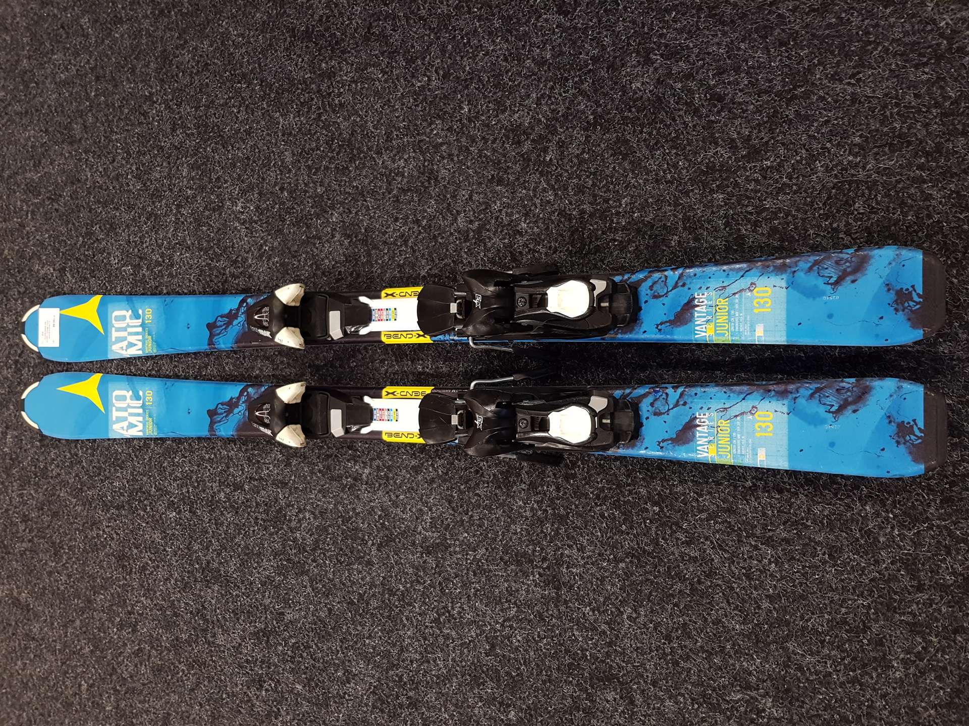Použité detské lyže ATOMIC Vantage Junior + viazanie Ezytrak 7.5