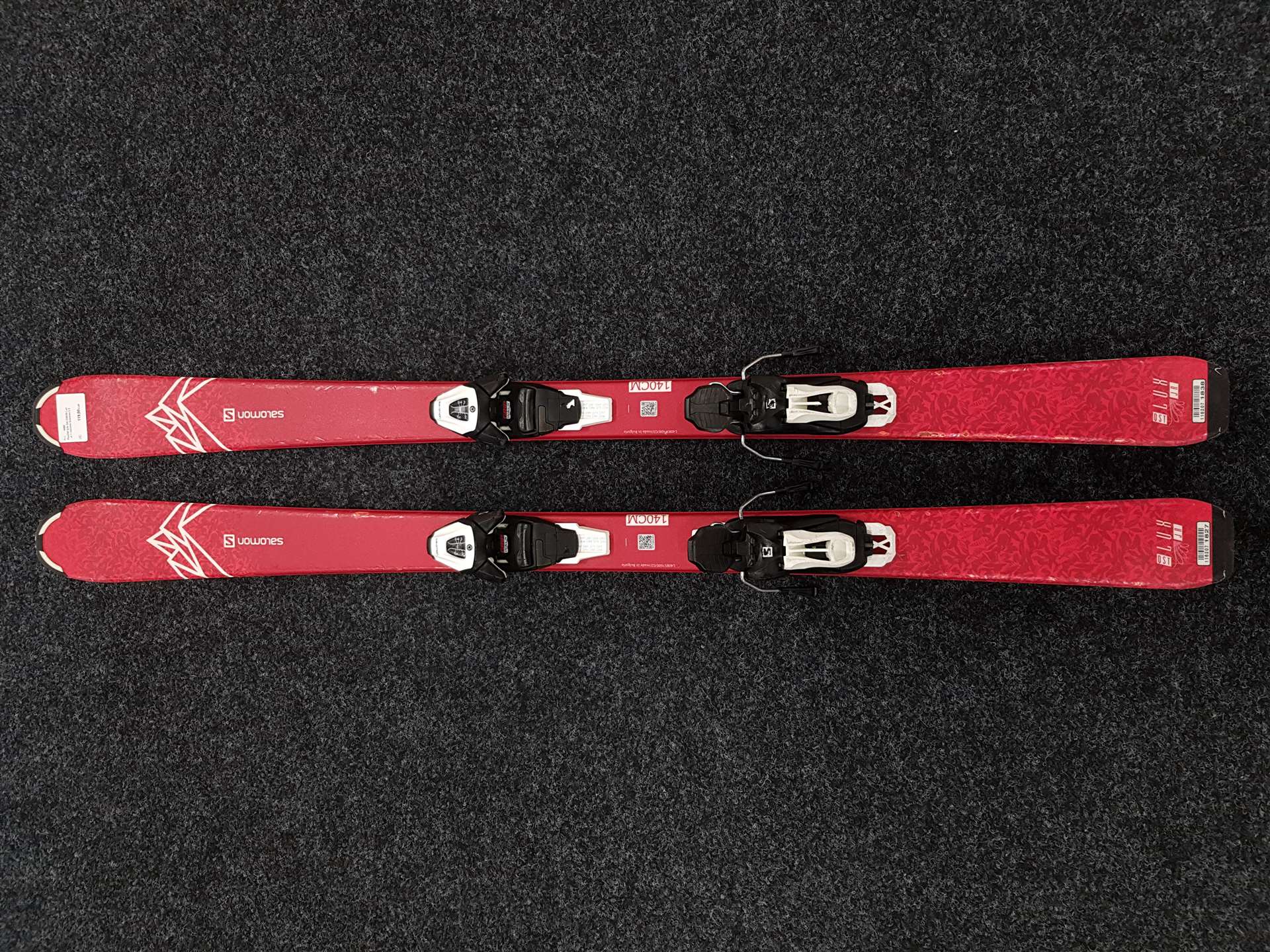 Použité lyže SALOMON Lux Jr. + vázání Salomon 5.5