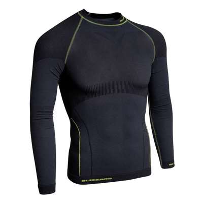 Tricou funcțional Blizzard antracit/galben neon