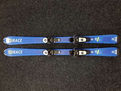 Gebrauchte Salomon Race JR Skier + Salomon 6 Bindungen