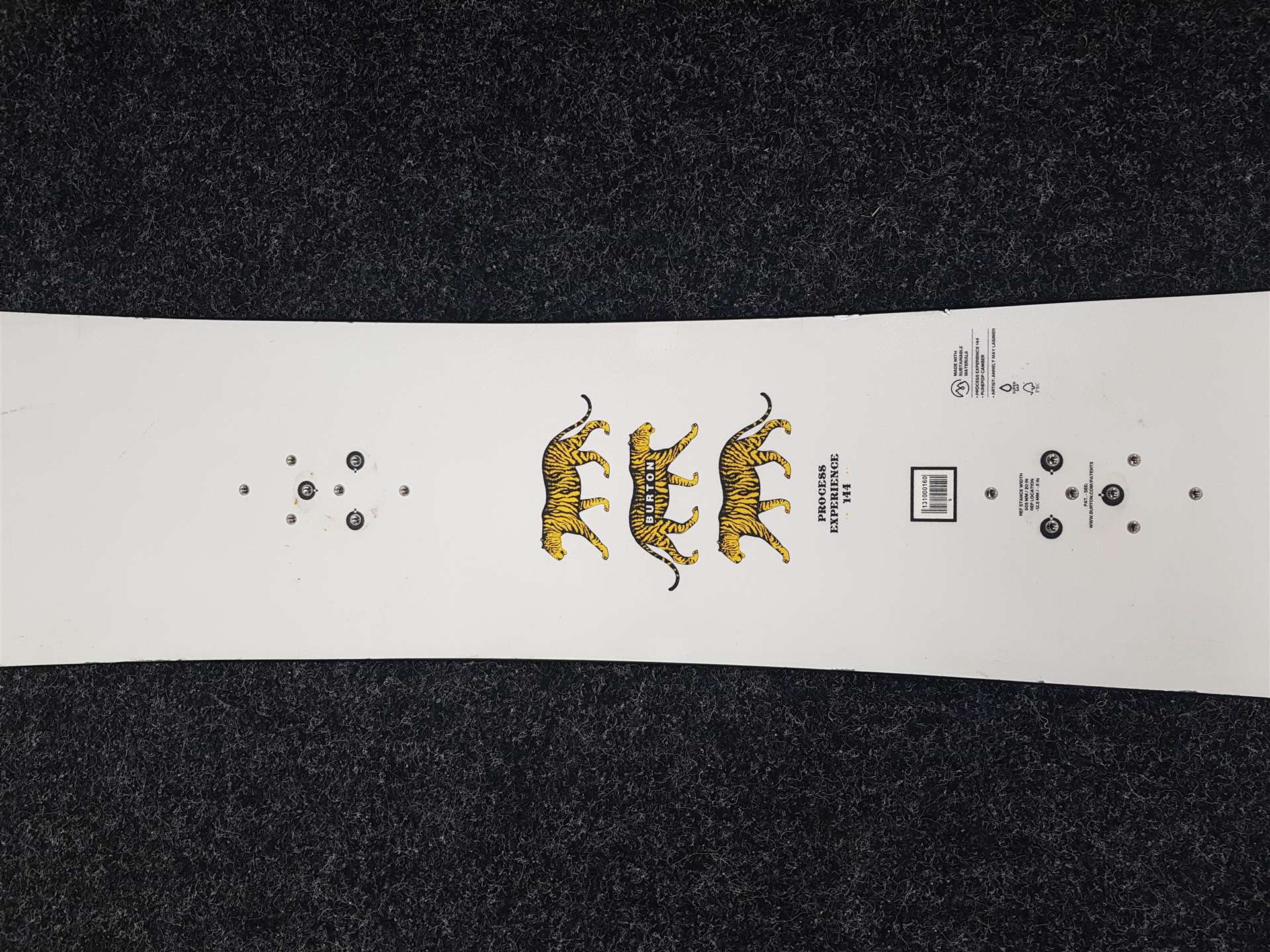 Snowboard BURTON Process Experience 144 folosit