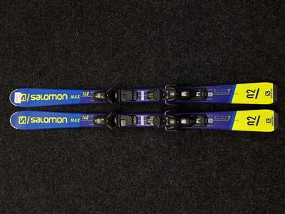 Skis SALOMON Max d'occasion + fixations Salomon M10