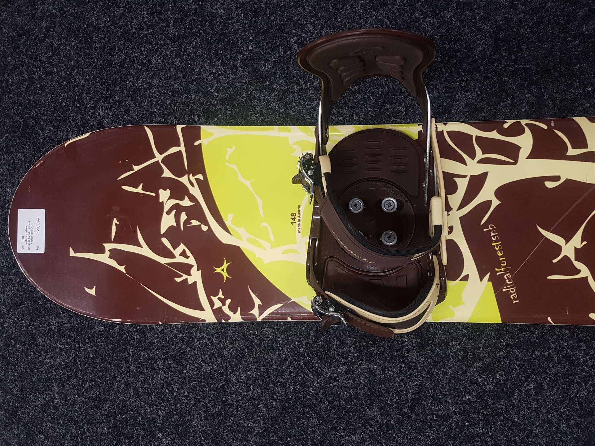 Używana deska snowboardowa RADICAL Forest + wiązania Radical rozmiar L