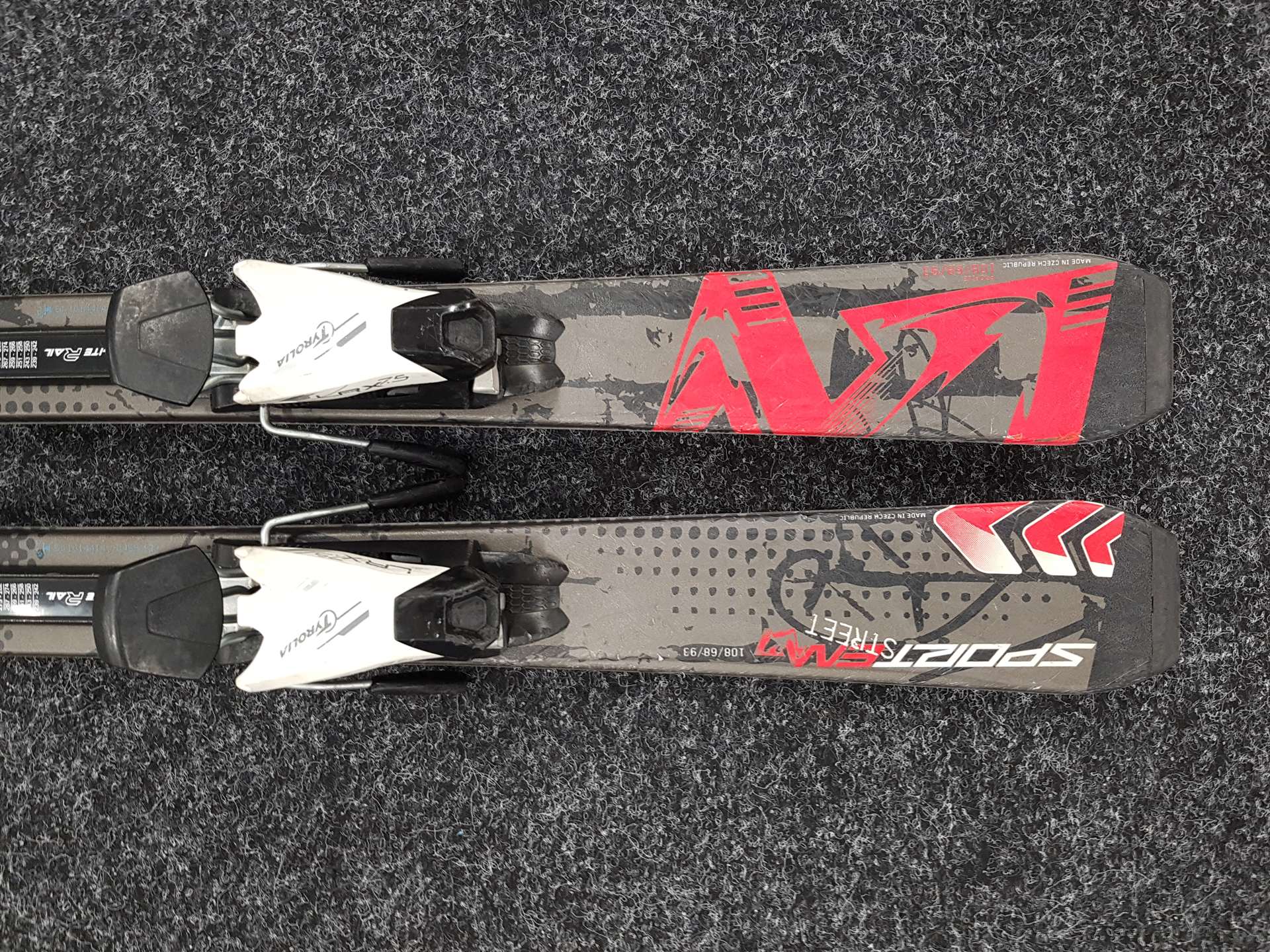 Použité detské lyže SPORTEN Street + viazanie Tyrolia LRX 7.5