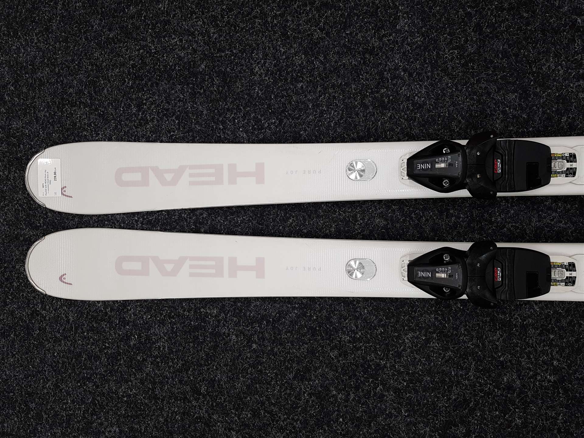 Sci HEAD Pure Joy usati + attacchi Head Nine (9 DIN)