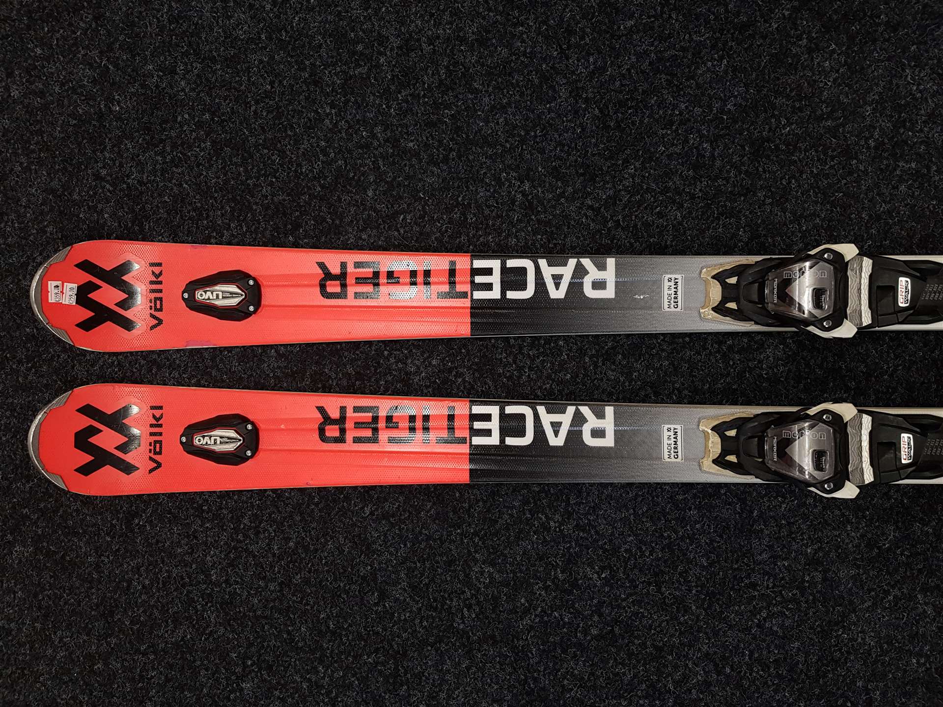 Použité lyže VOLKL Racetiger RC + viazanie Marker Motion 10