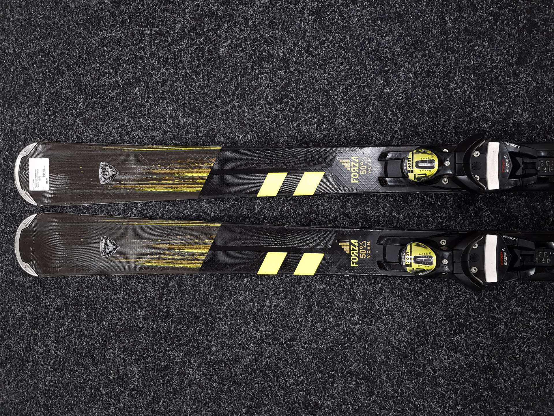 Używane narty ROSSIGNOL Forza 50 + wiązania Look NX 12