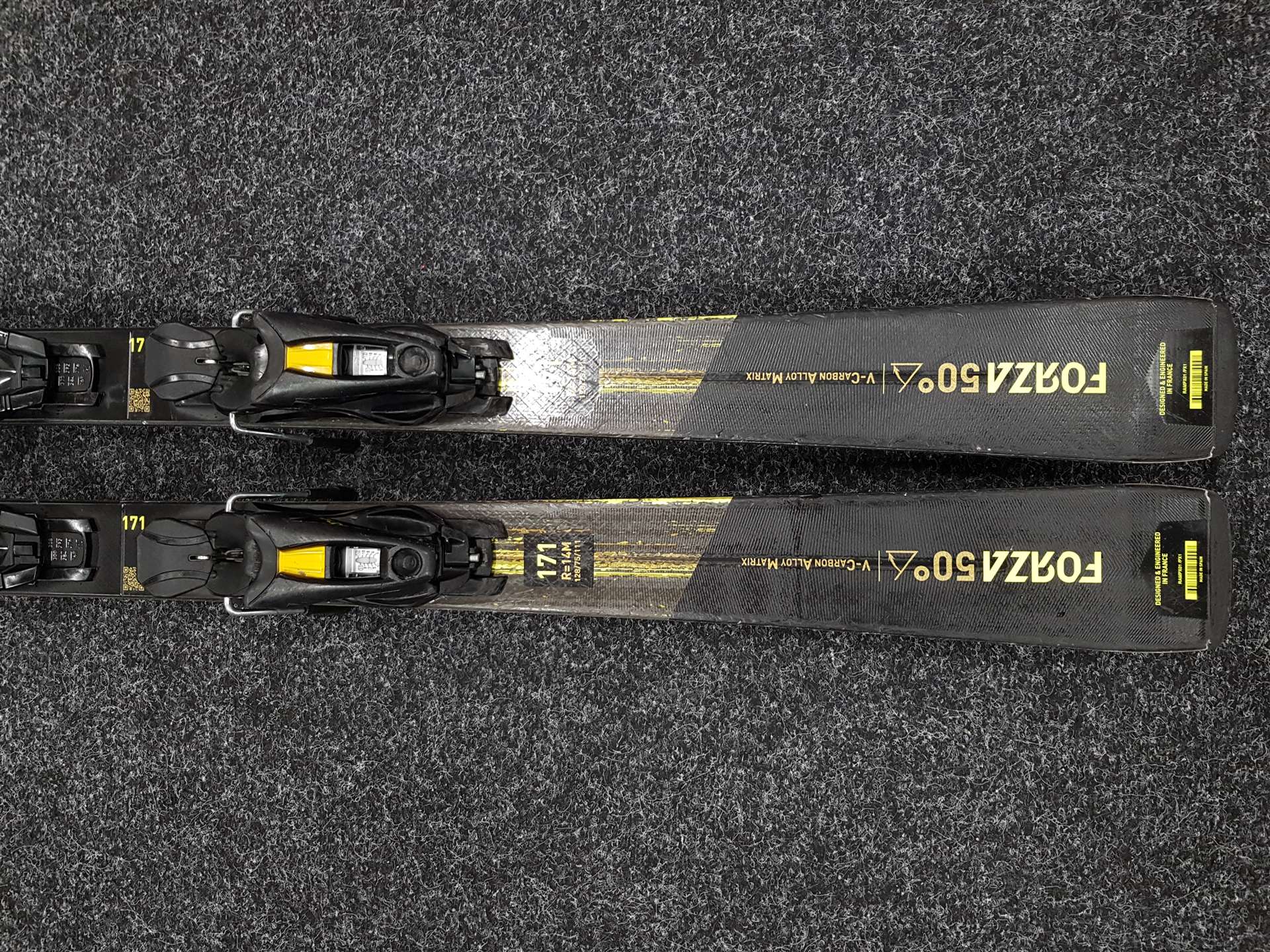 Używane narty ROSSIGNOL Forza 50 + wiązania Look NX 12