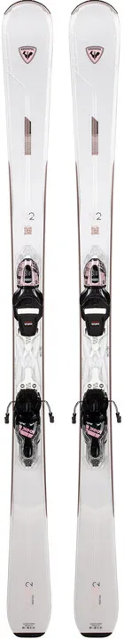 skis Rossignol NOVA 2 Xpress +Xpress W 10 GW B83 blanc scintillant