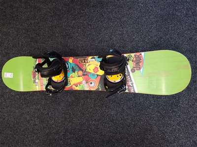 Snowboard Salomon Junior folosit + legături Atomic mărimea S