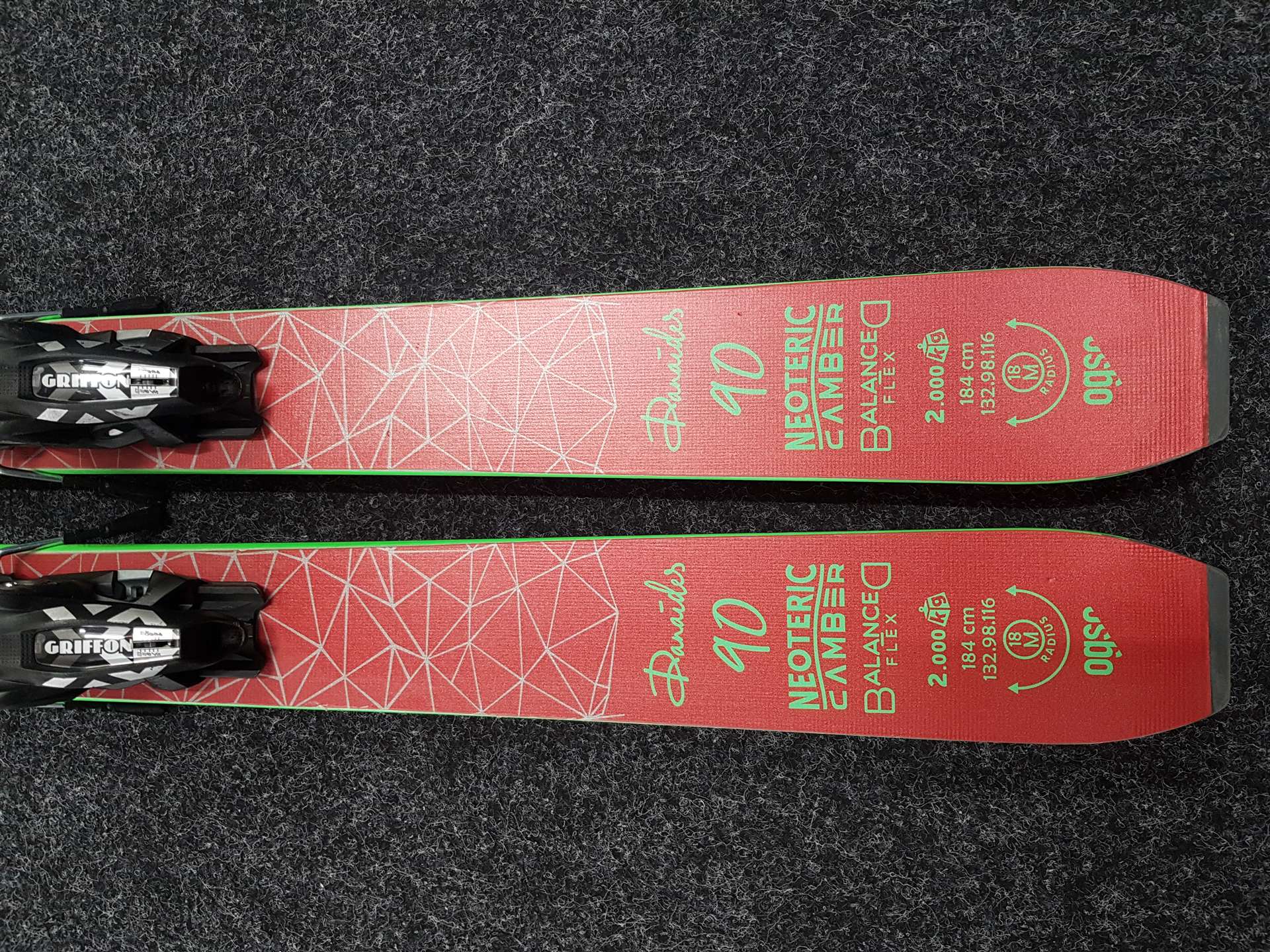Sci freeride Ogso Danaides 90 + attacchi Marker Griffon 13