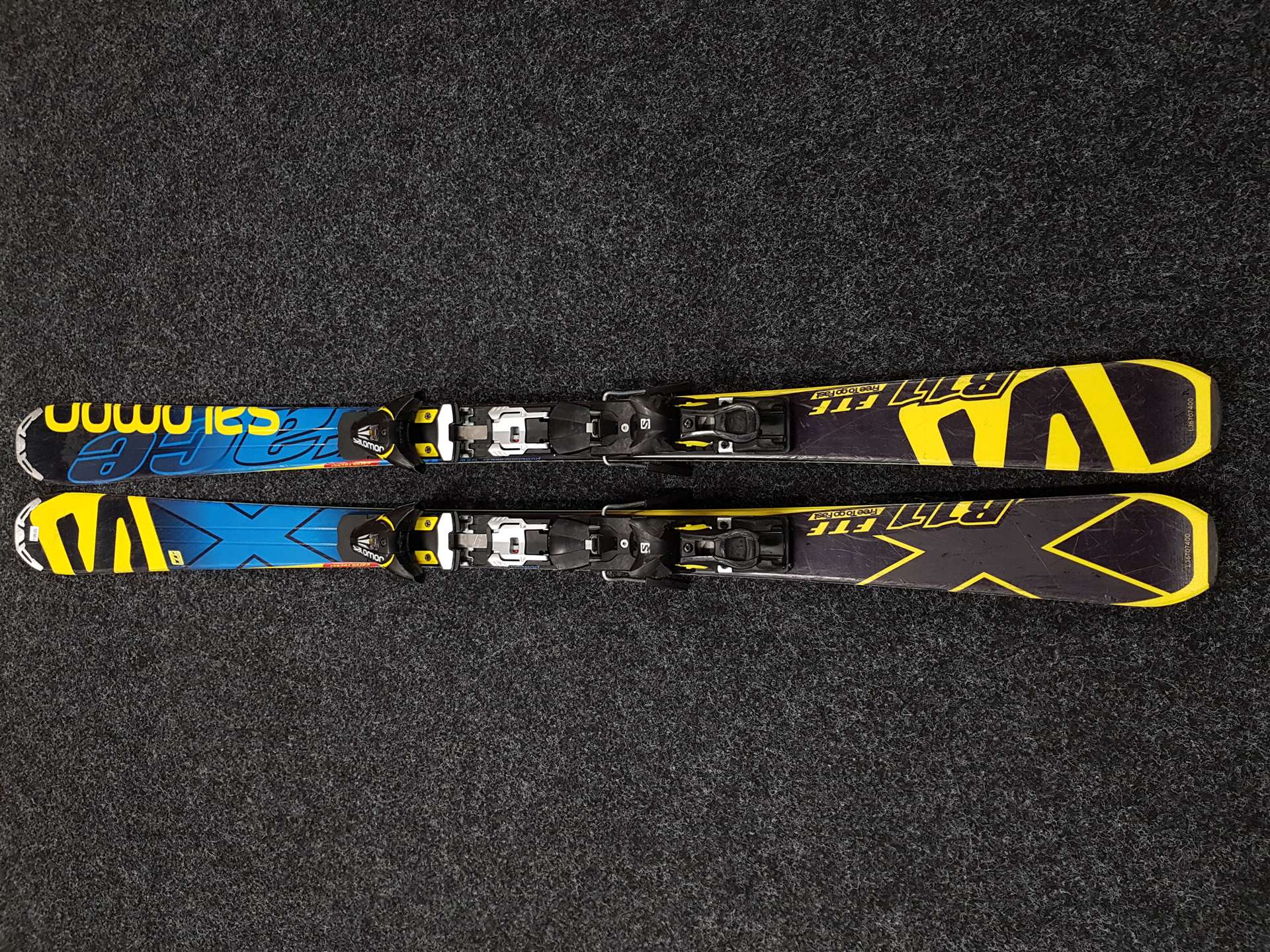 Použité lyže SALOMON Free to go fast TI 2 + viazanie Salomon12