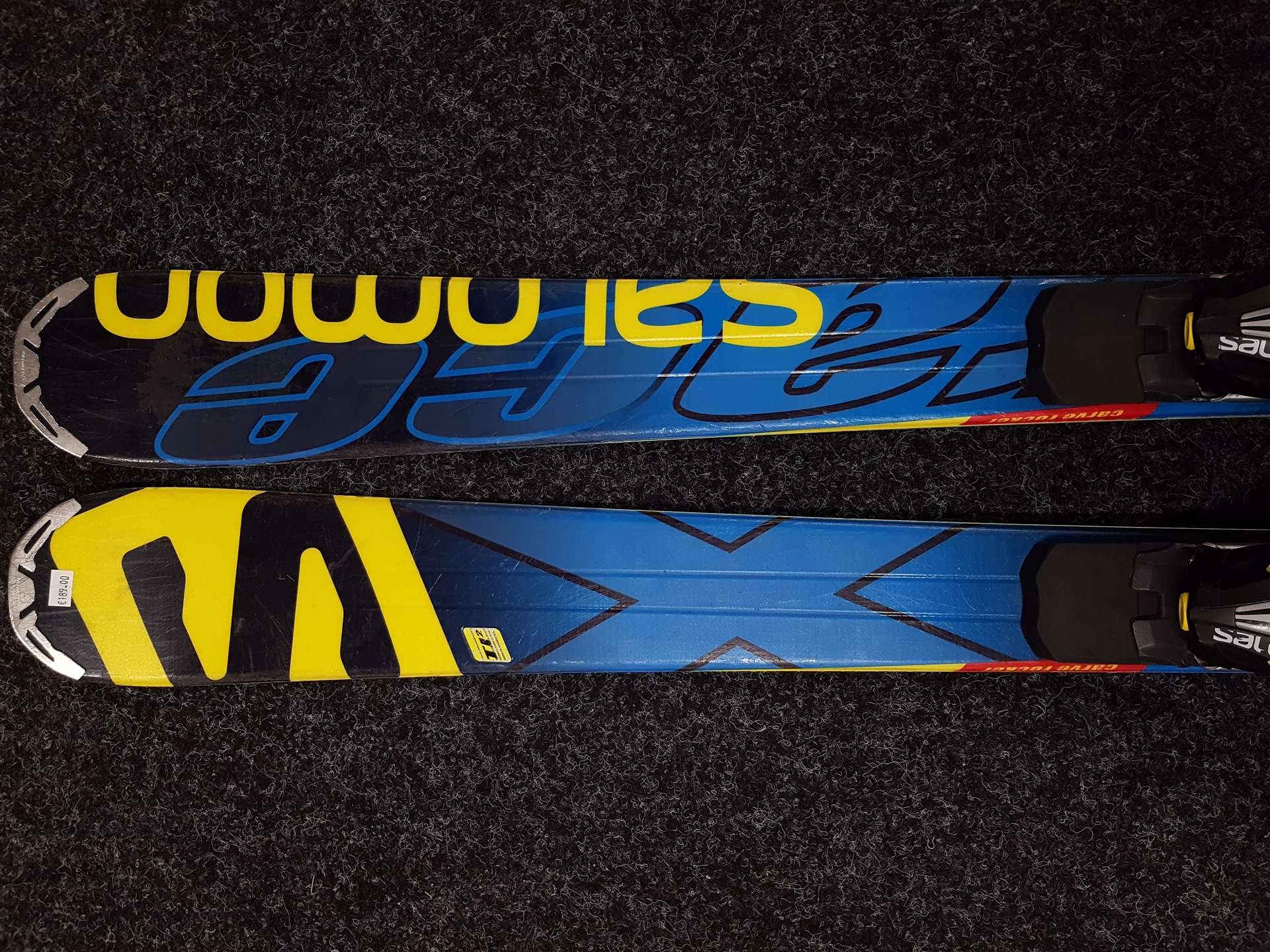 Použité lyže SALOMON Free to go fast TI 2 + viazanie Salomon12