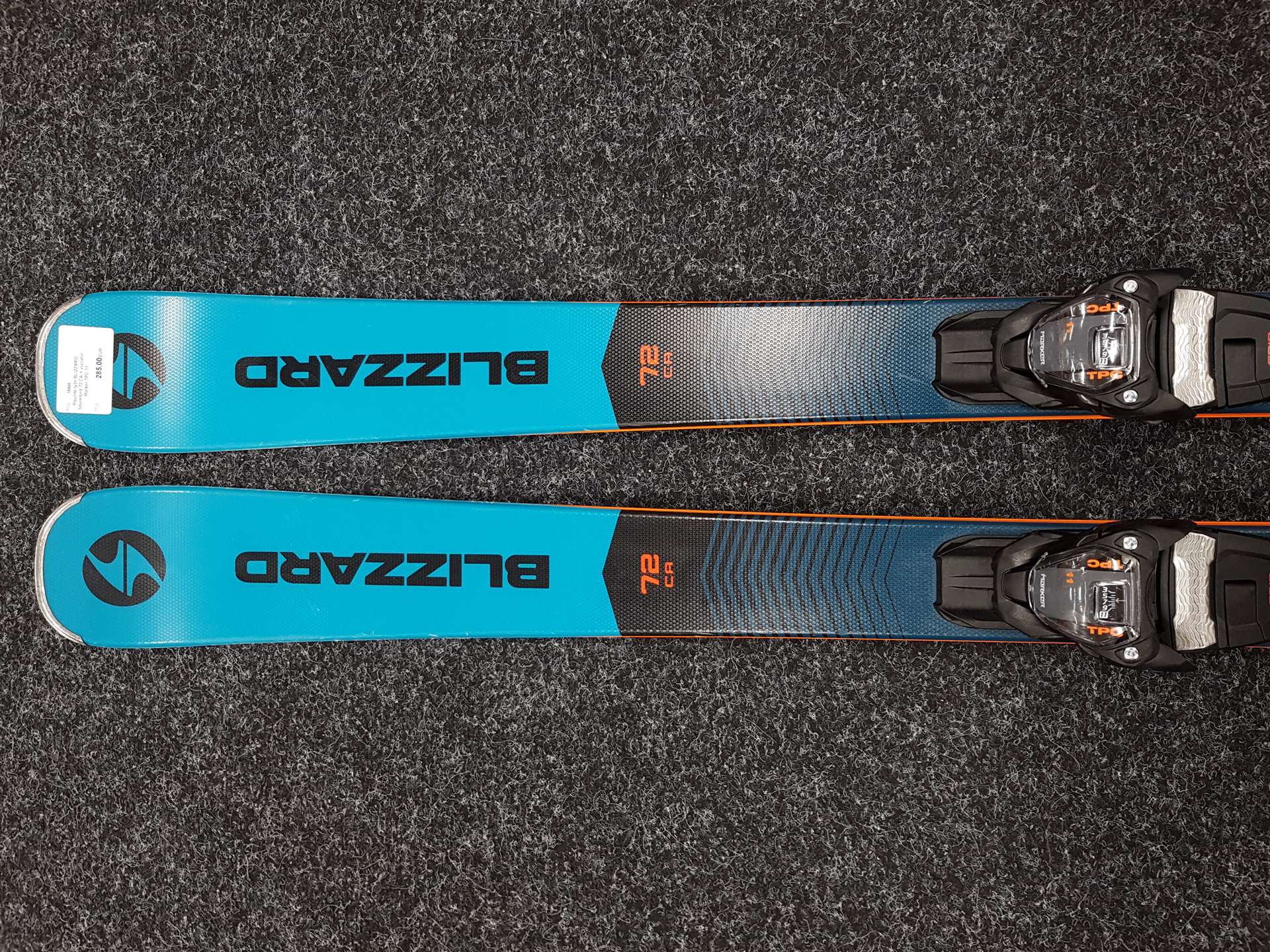 Použité lyže BLIZZARD Stormbird 72 CA + viazanie Marker TPC 11