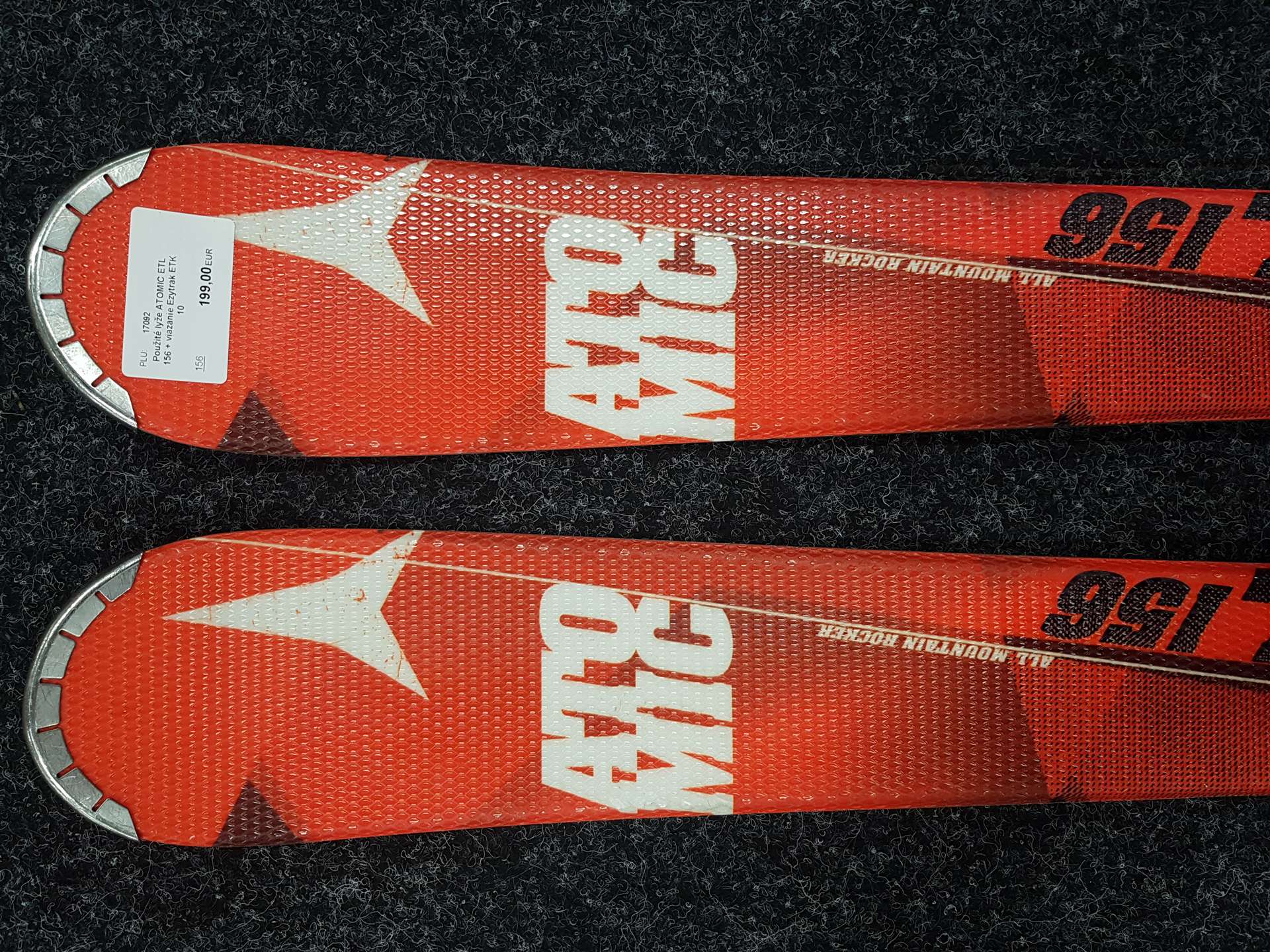 Použité lyže ATOMIC ETL 156 + viazanie Ezytrak ETK 10