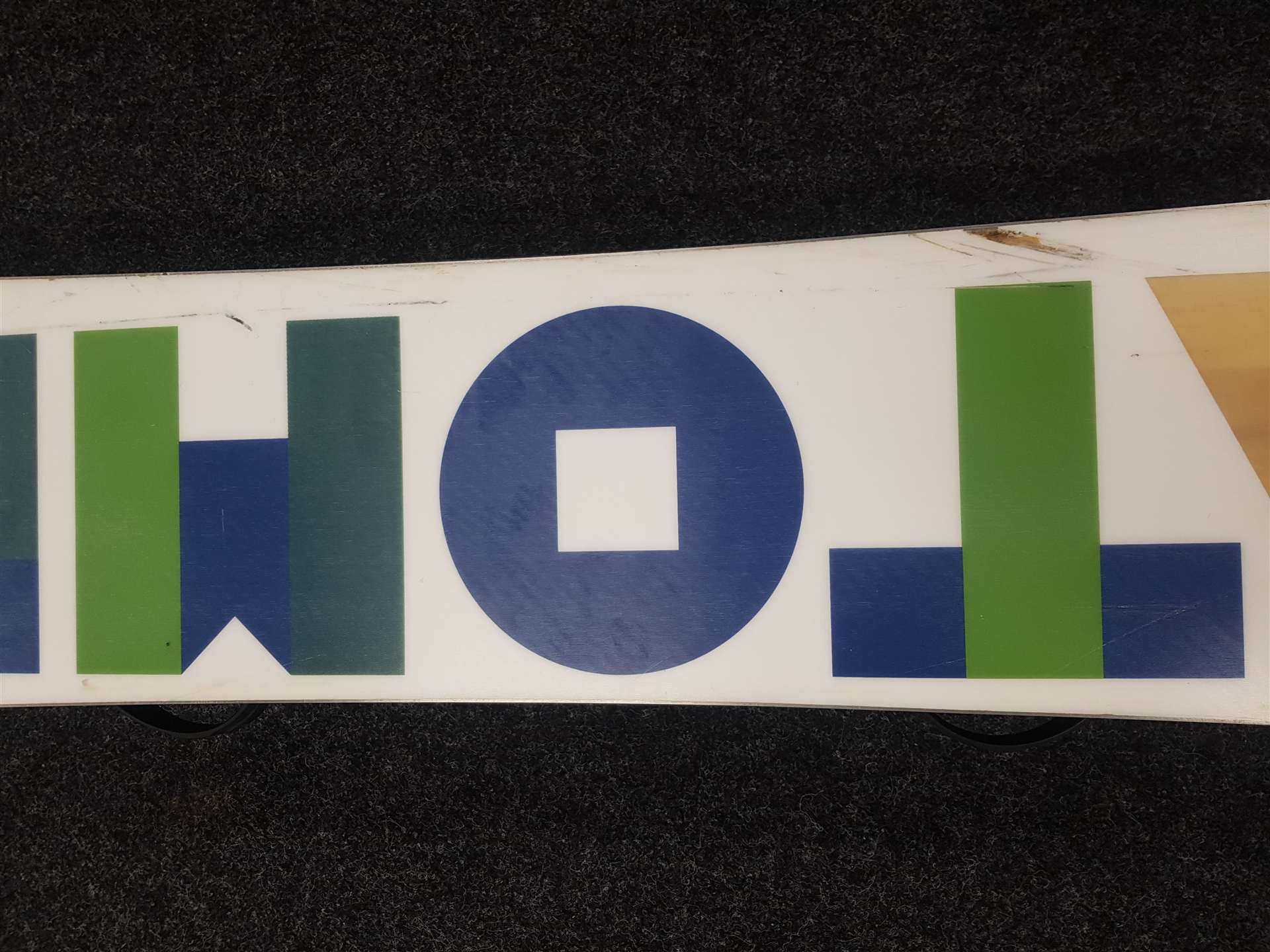 Gebrauchtes ATOMIC Cold Smoke Snowboard + Rage Bindungen, Größe L/XL