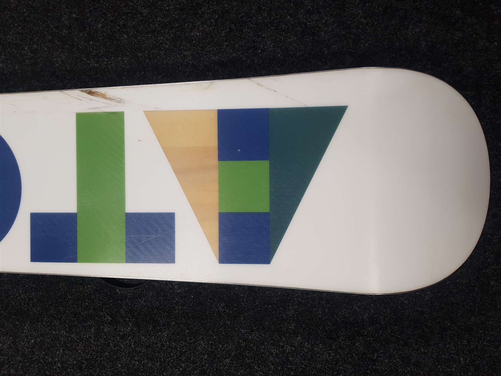 Gebrauchtes ATOMIC Cold Smoke Snowboard + Rage Bindungen, Größe L/XL