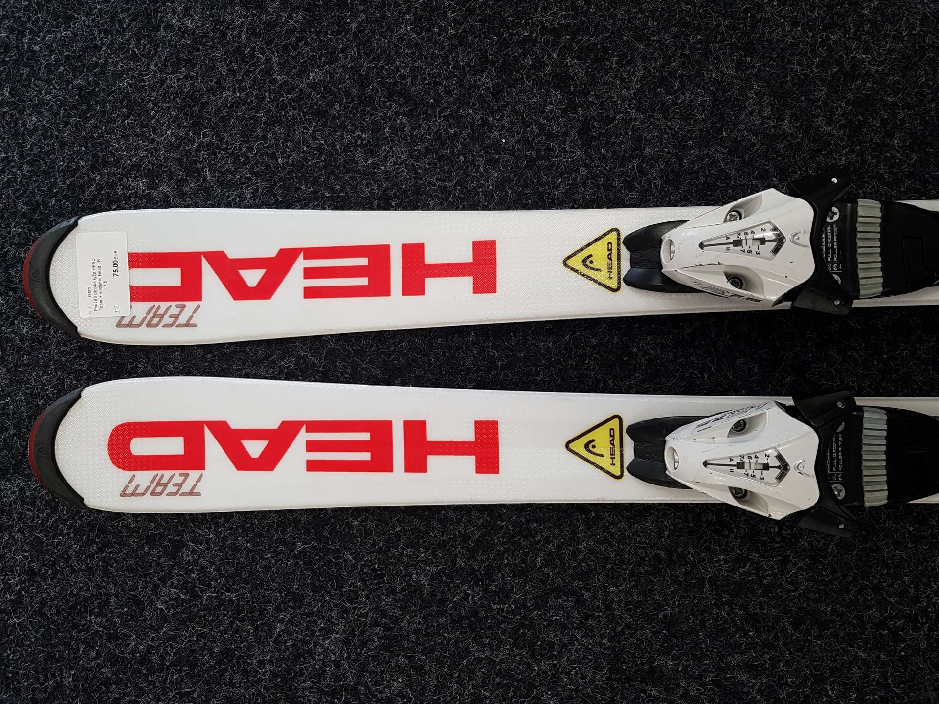 Rabljene otroške smuči HEAD Team + vezi Head LR 7.5