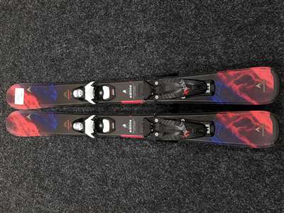 Sci da sci usati per bambini DYNASTAR Menace + attacchi Look 4.5