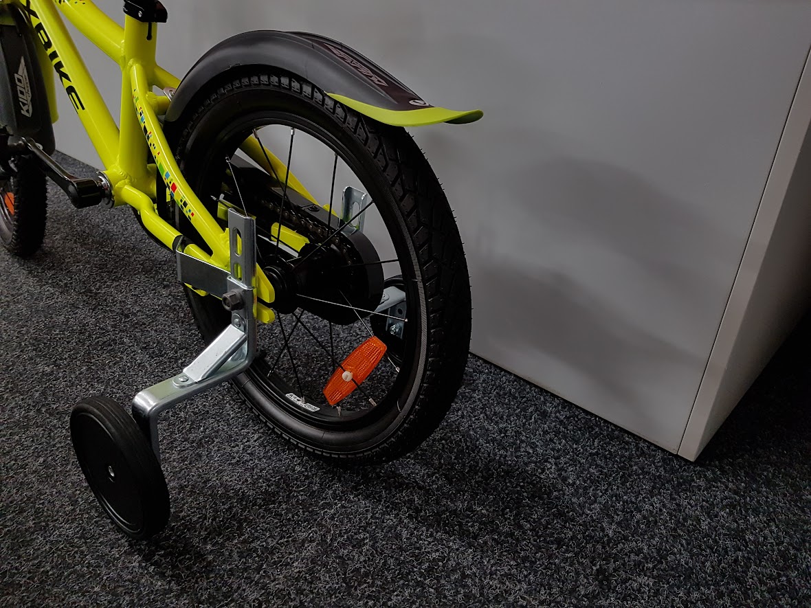 Jazdený detský bicykel Maxbike 16" žltý