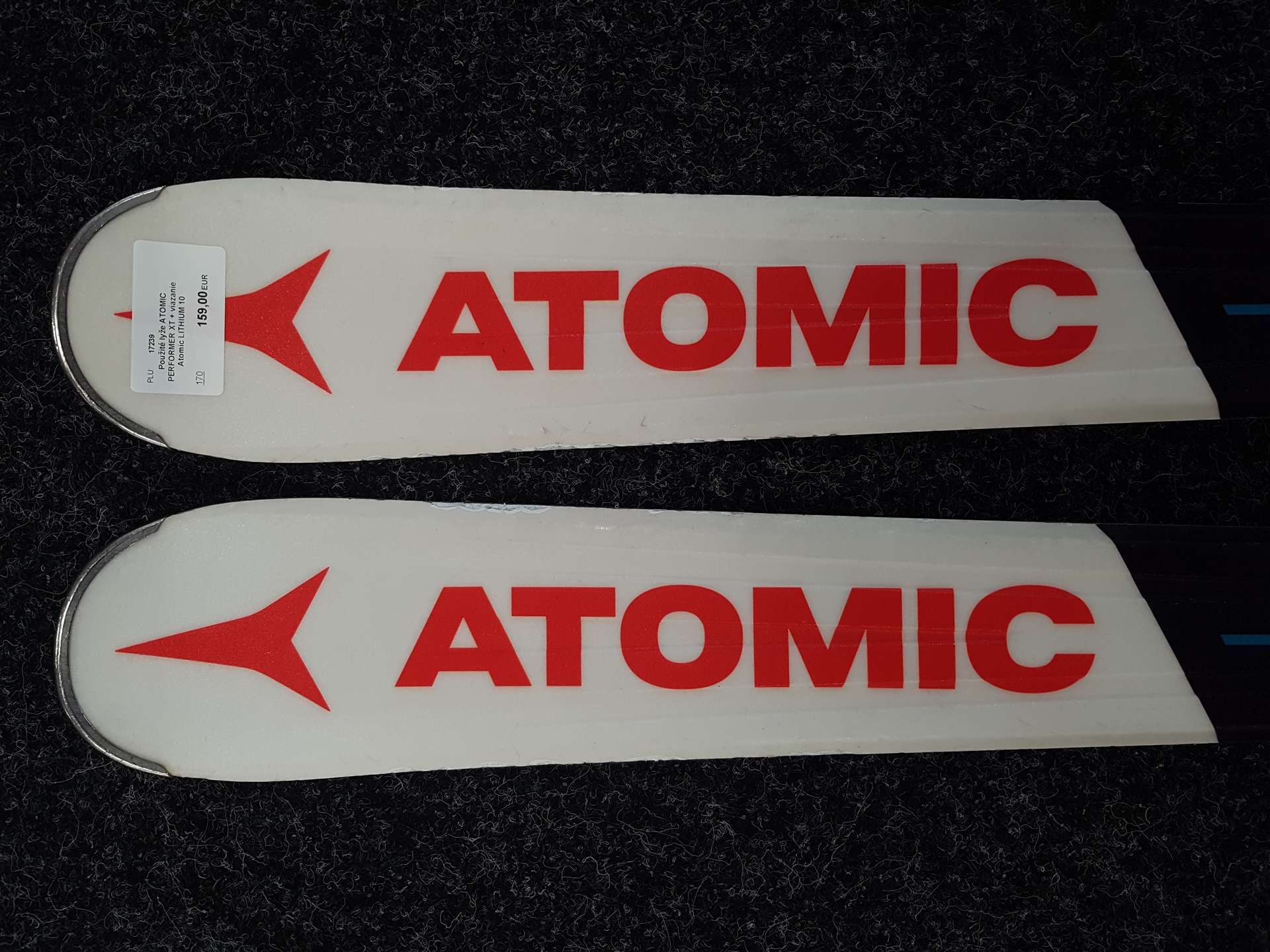 Použité lyže ATOMIC PERFORMER XT + viazanie Atomic LITHIUM 10