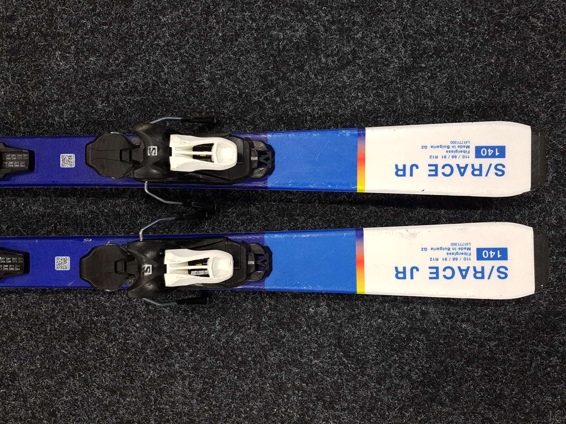 Použité lyže SALOMON S/RACE JR + viazanie Salomon 6