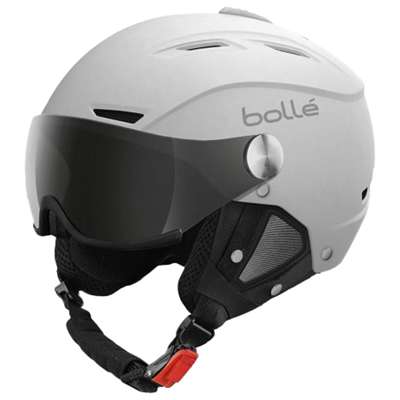 casco BOLLE BACKLINE VISOR blanco mate-plata pistola