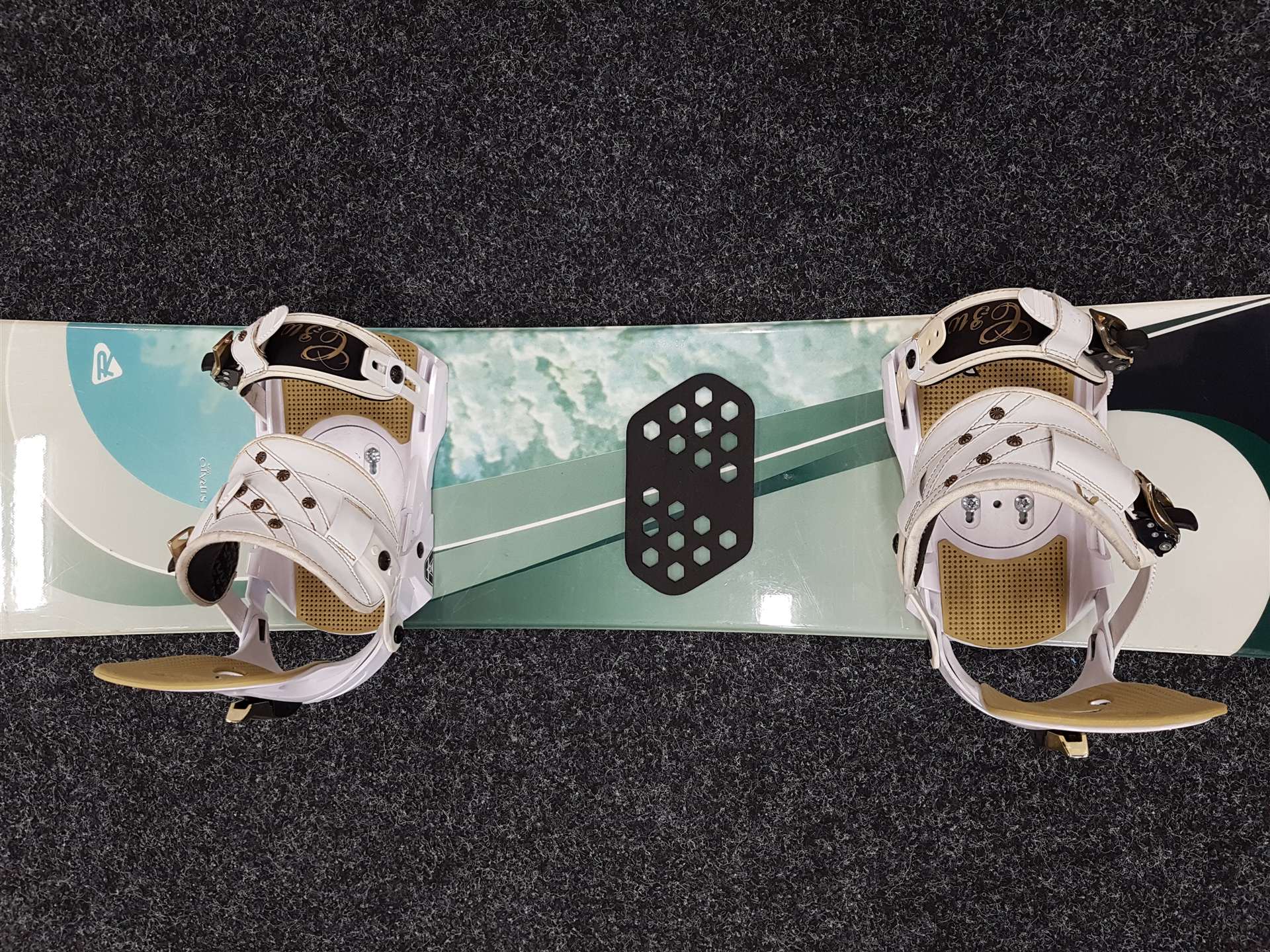Gebrauchtes ROSSIGNOL Strato Wide Snowboard + Alpen Stern Bindungen Größe M/L