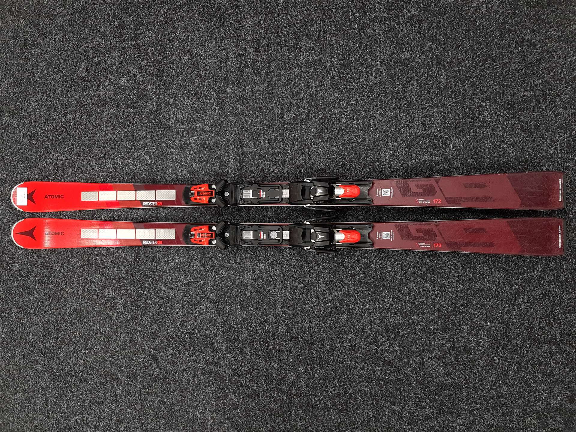 Używane narty ATOMIC Redster G9 + wiązania Atomic X12 GW