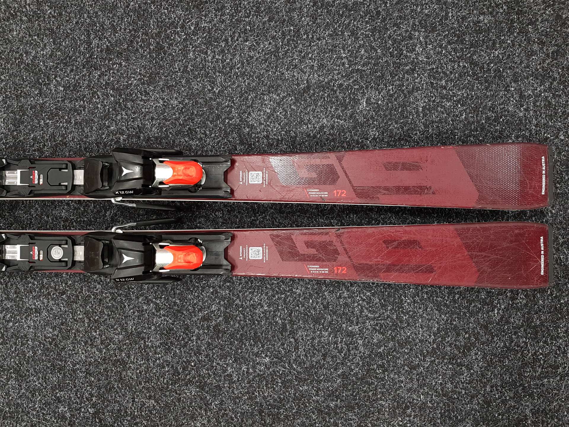 Używane narty ATOMIC Redster G9 + wiązania Atomic X12 GW