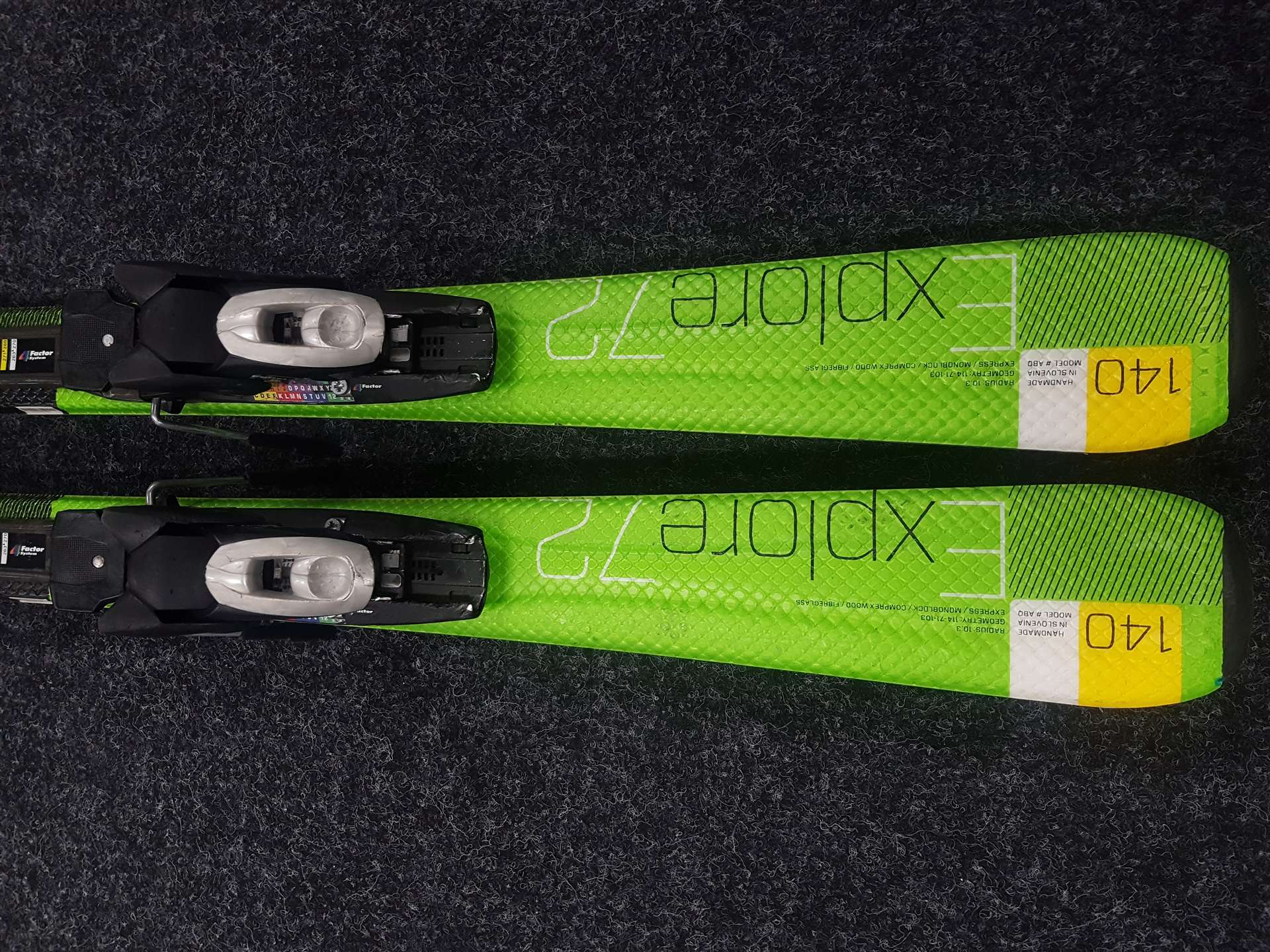 Sci usati ELAN Explore 72 + attacchi Elan ESP 10