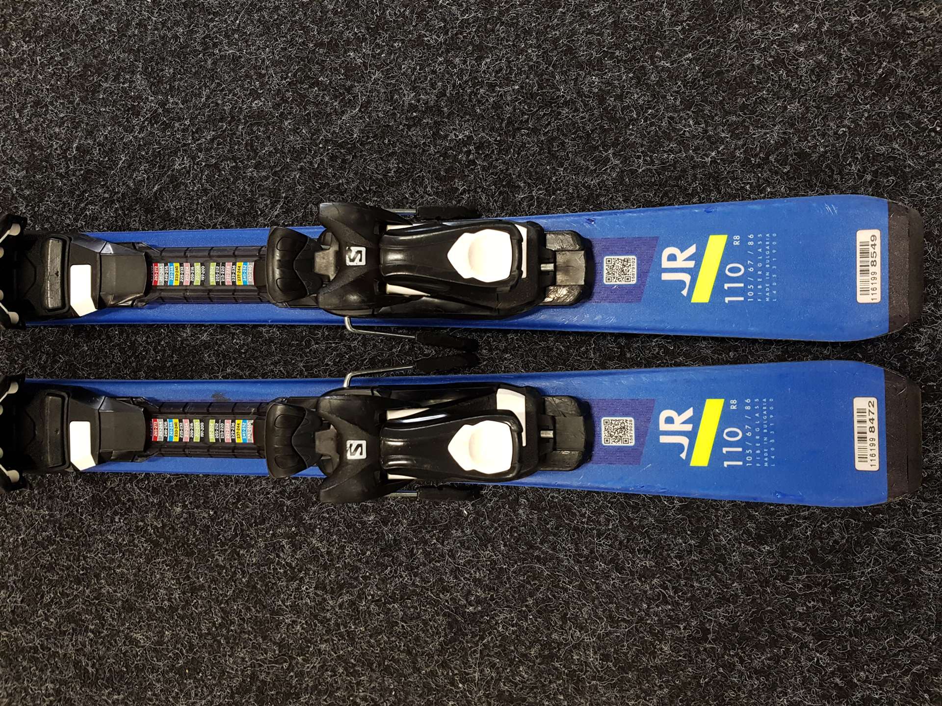 Skis enfant d'occasion SALOMON S/RACE + fixations Salomon 4.5