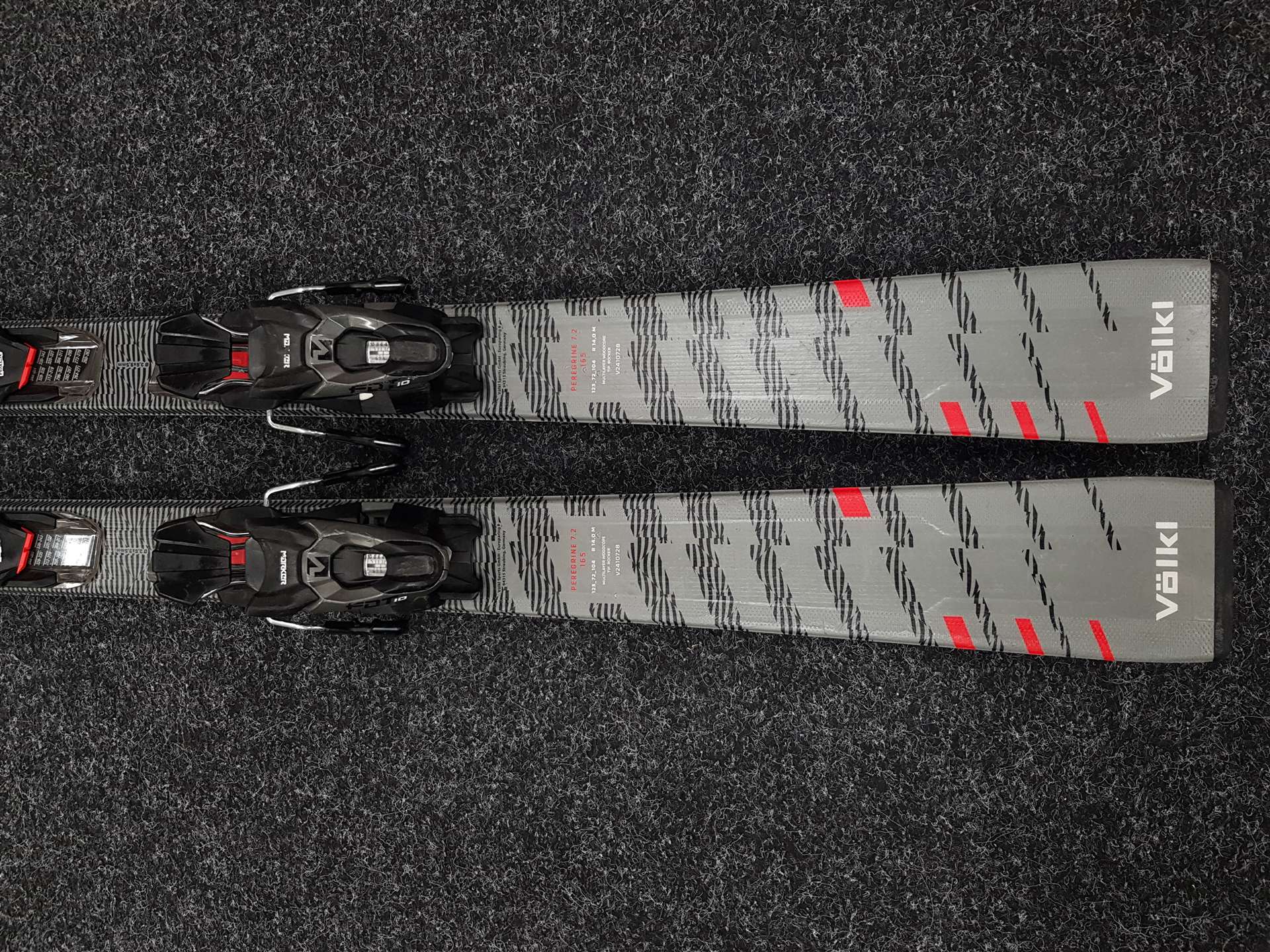 Rabljene smuči VOLKL Peregrine 7.2 + vezi Marker FDT 10