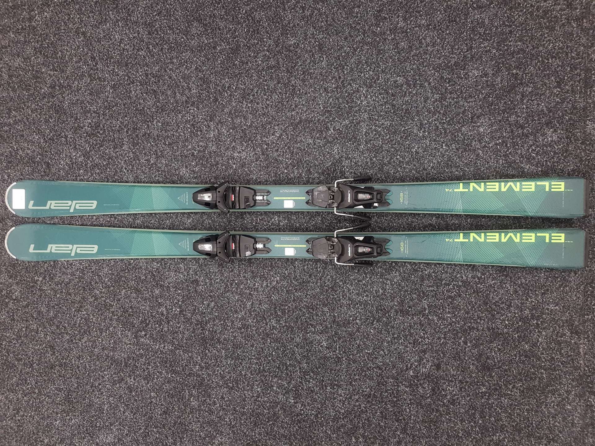 Esquís usados ELAN Element 74 + fijaciones Elan EL 10