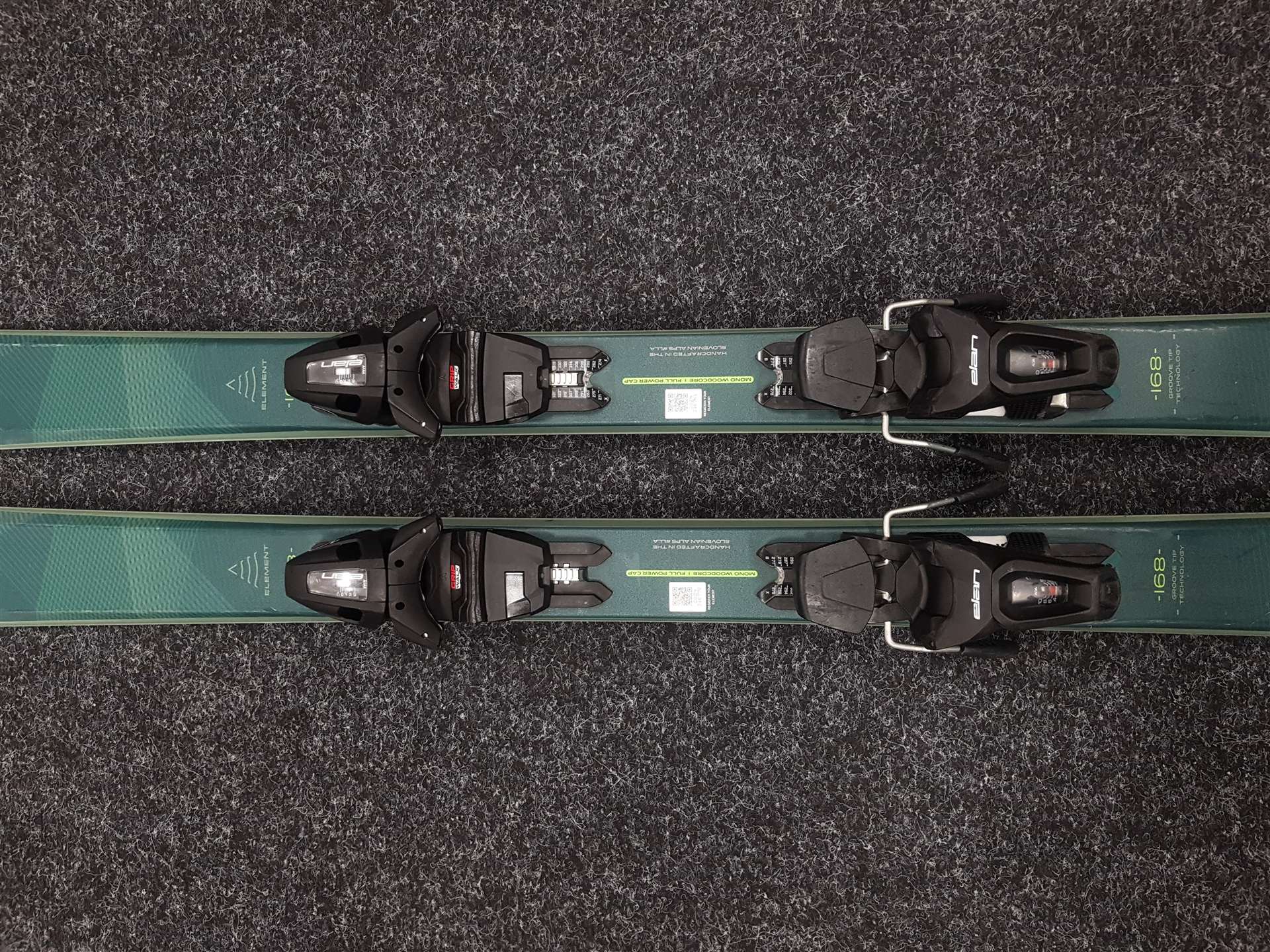 Esquís usados ELAN Element 74 + fijaciones Elan EL 10