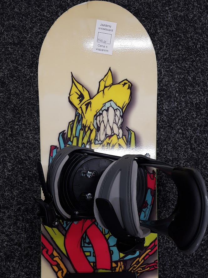Bazárový snowboard Firefly + viazanie veľkosť XS