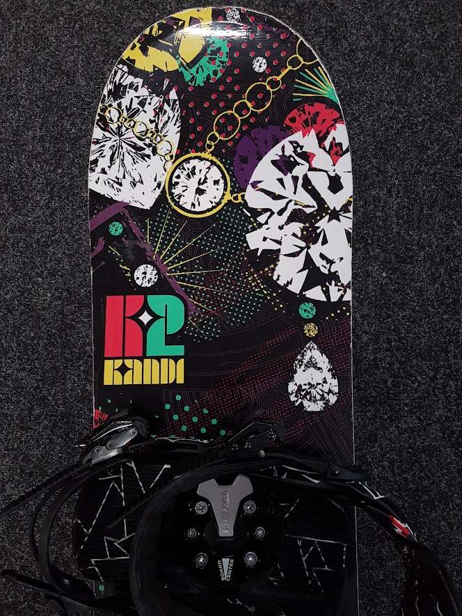 Bazarový snowboard K2 Kaddi + vázání Head velikost S/M