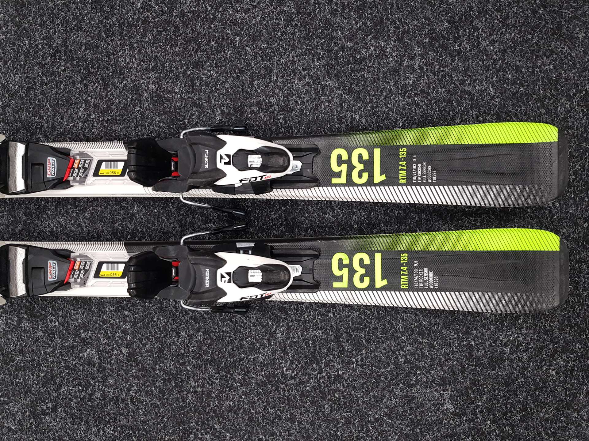 Használt VOLKL RTM 7.4 síléc + Marker FDT 10 kötés